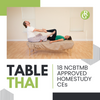 Table Thai 18 CEs NCBTMB Home Study Credits